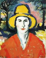 Kazimir Malevich - Portrait of Woman in Yellow Hat
